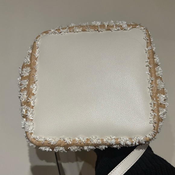 Henri Bendel New York Raffia Tweed Satchel - Picture 6 of 10